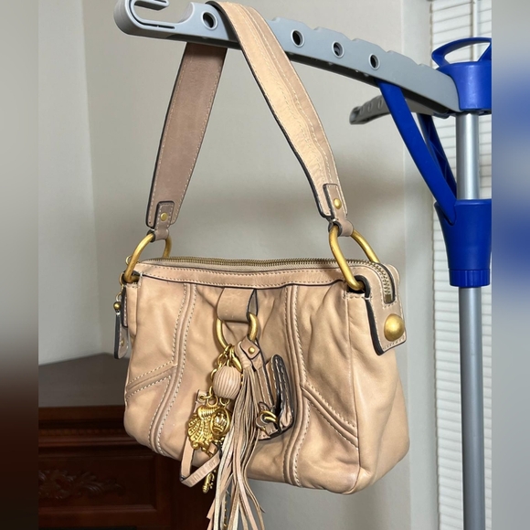 Vintage Juicy Couture Leather Shoulder Bag - Picture 2 of 10